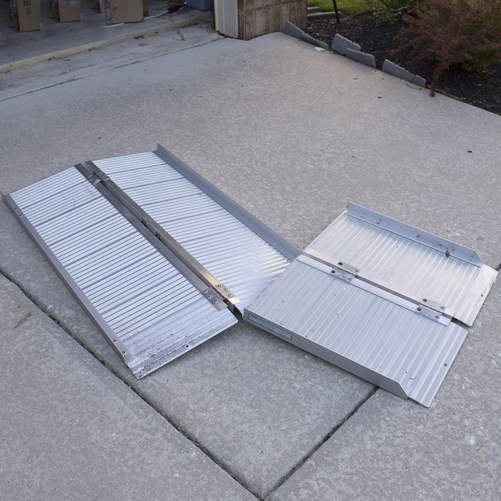 Stainless Steel Metal Ramps Including EZ-Access Suitcase Ramps