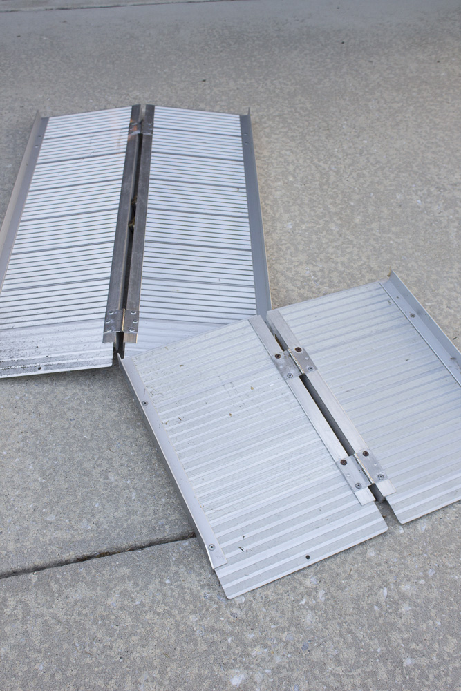 Stainless Steel Metal Ramps Including EZ-Access Suitcase Ramps