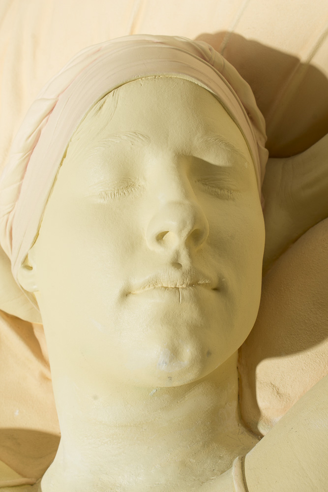 Marc Sijan Acrylic and Plaster Sculpture "Hands Over Head"