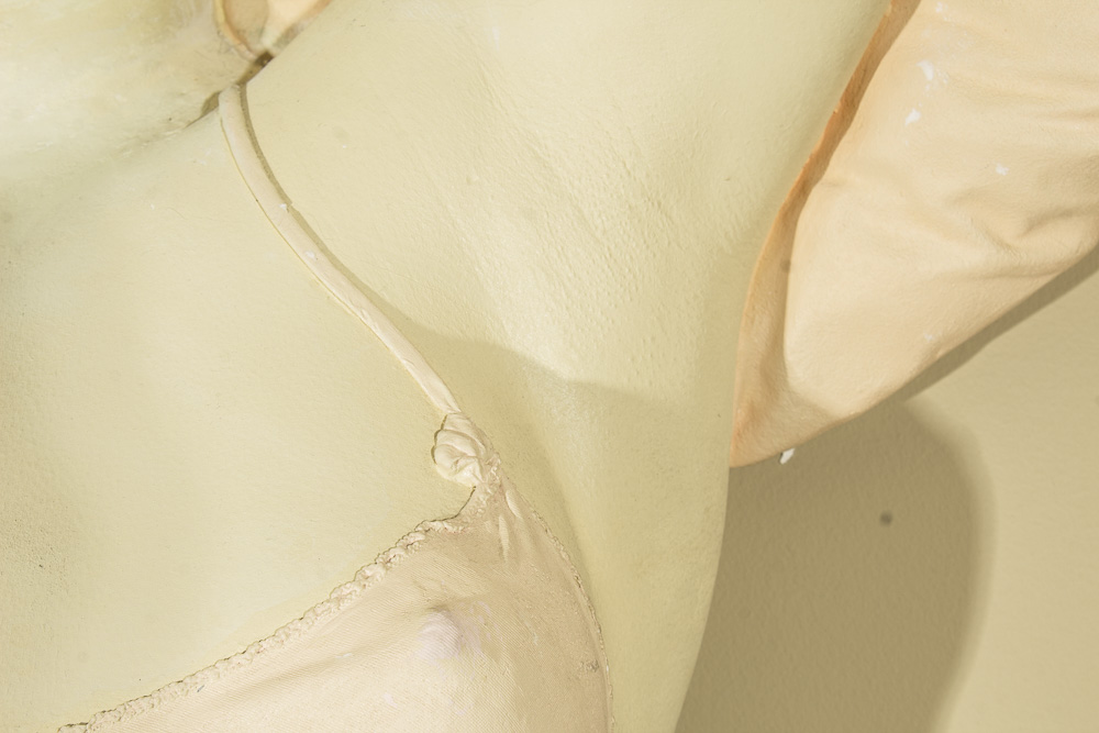 Marc Sijan Acrylic and Plaster Sculpture "Hands Over Head"