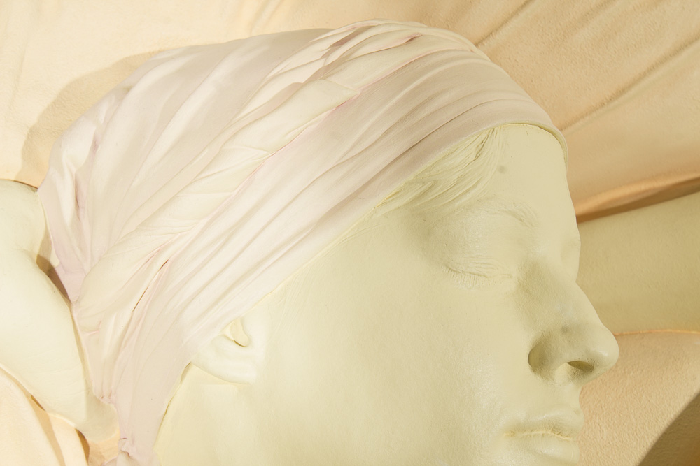 Marc Sijan Acrylic and Plaster Sculpture "Hands Over Head"