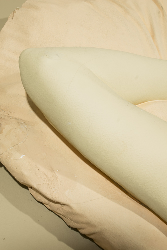 Marc Sijan Acrylic and Plaster Sculpture "Hands Over Head"