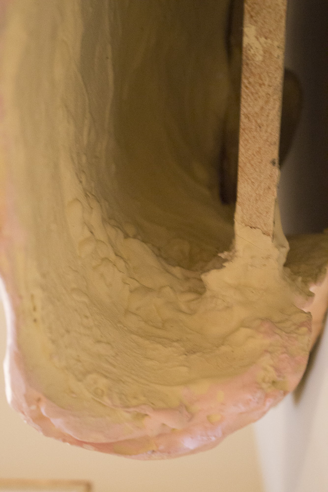 Marc Sijan Acrylic and Plaster Sculpture "Hands Over Head"