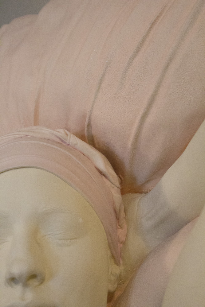 Marc Sijan Acrylic and Plaster Sculpture "Hands Over Head"