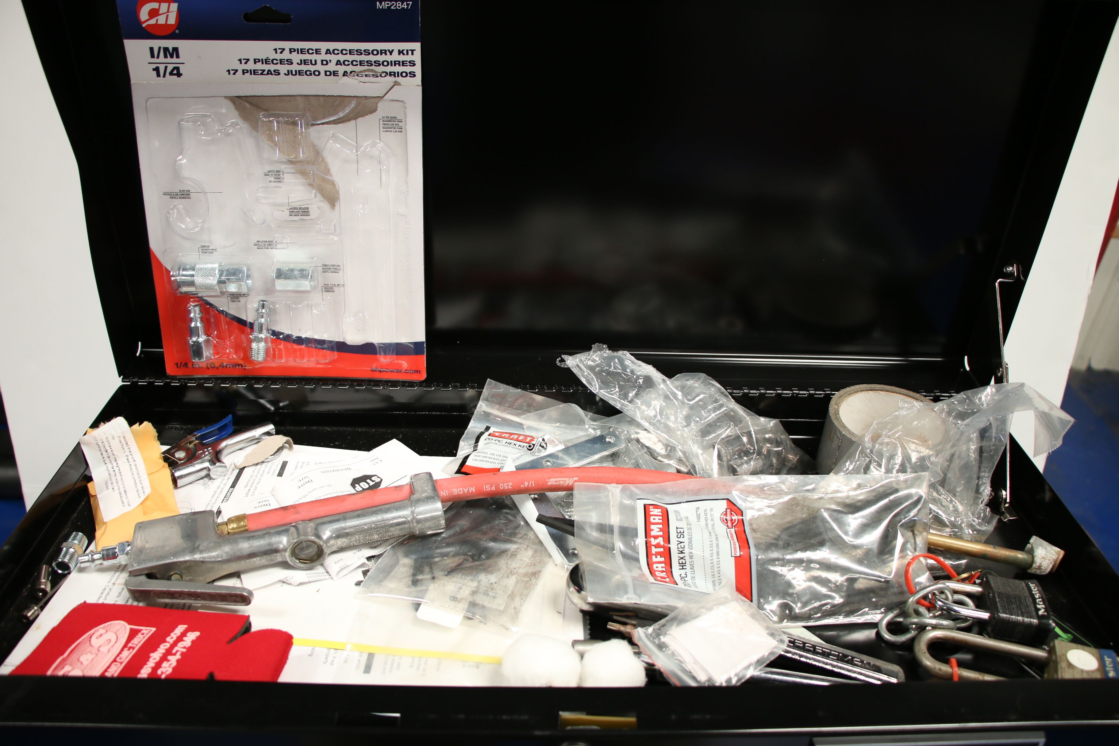 Craftsman Chest on Chest Rolling Toll Case with Tools