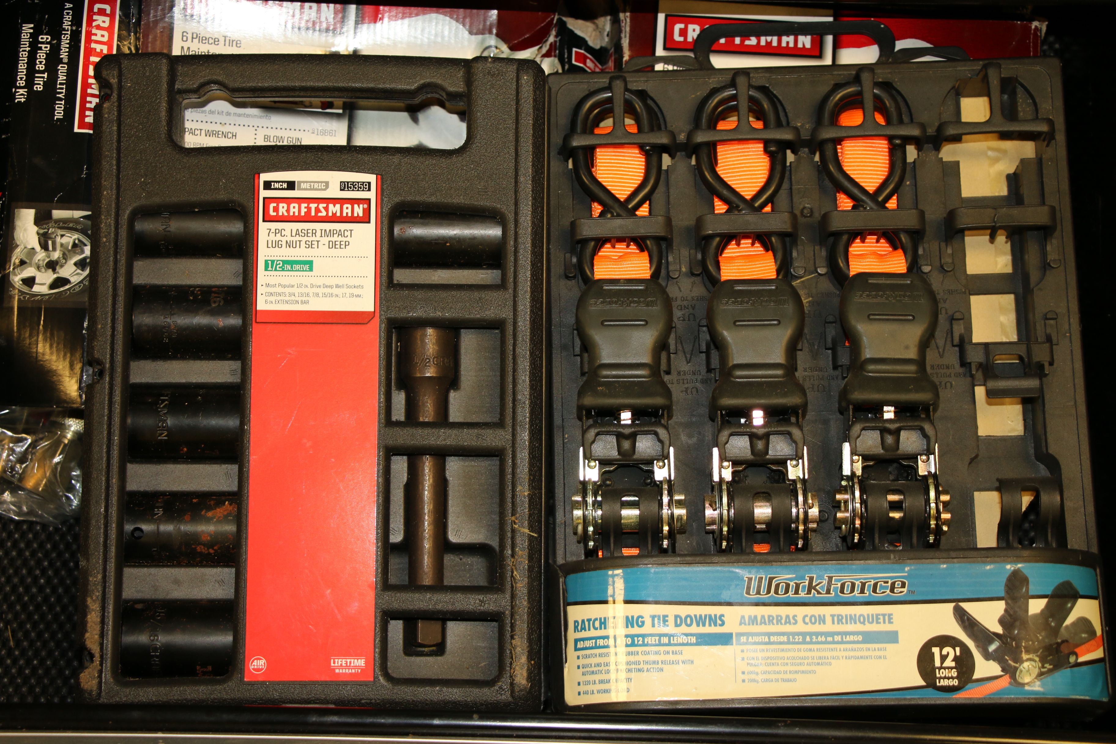 Craftsman Chest on Chest Rolling Toll Case with Tools