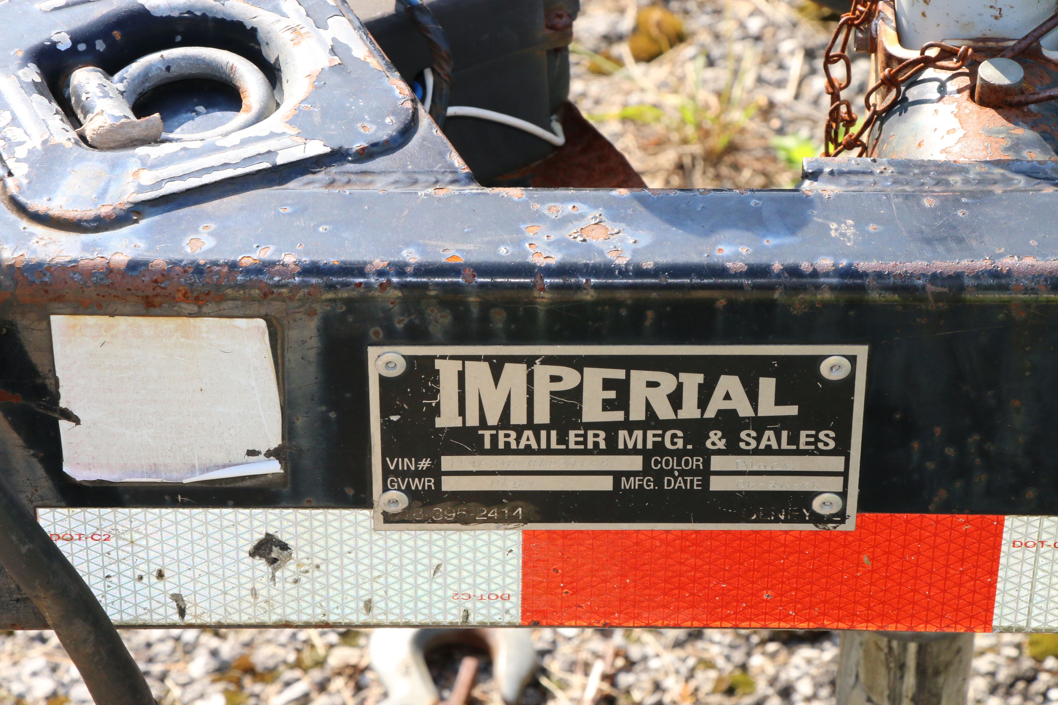 2006 Imperial 40' Bumper Pull Tri-Axle Double Car Hauler