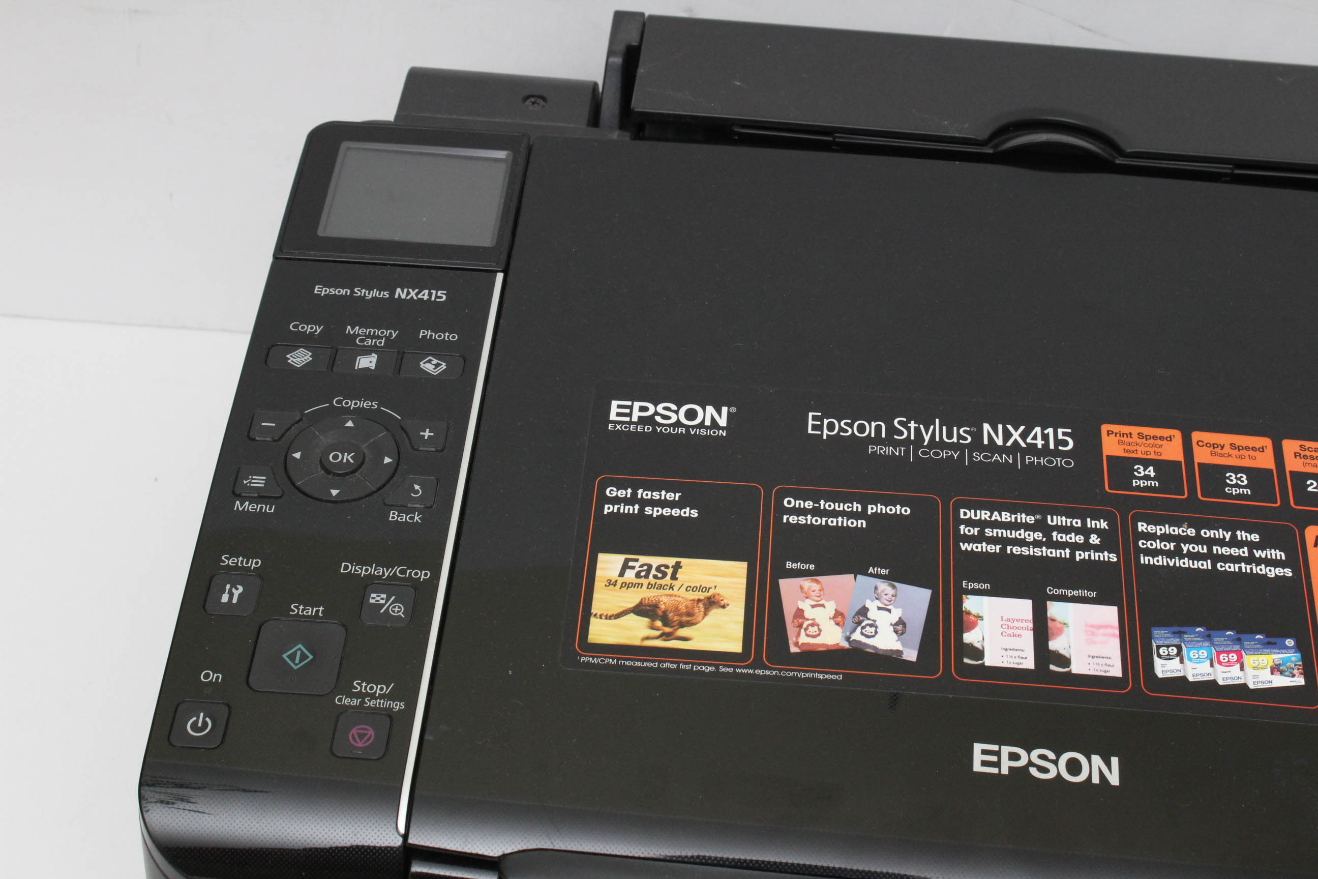 Epson Stylus NX415 Printer, Scanner, and Copier