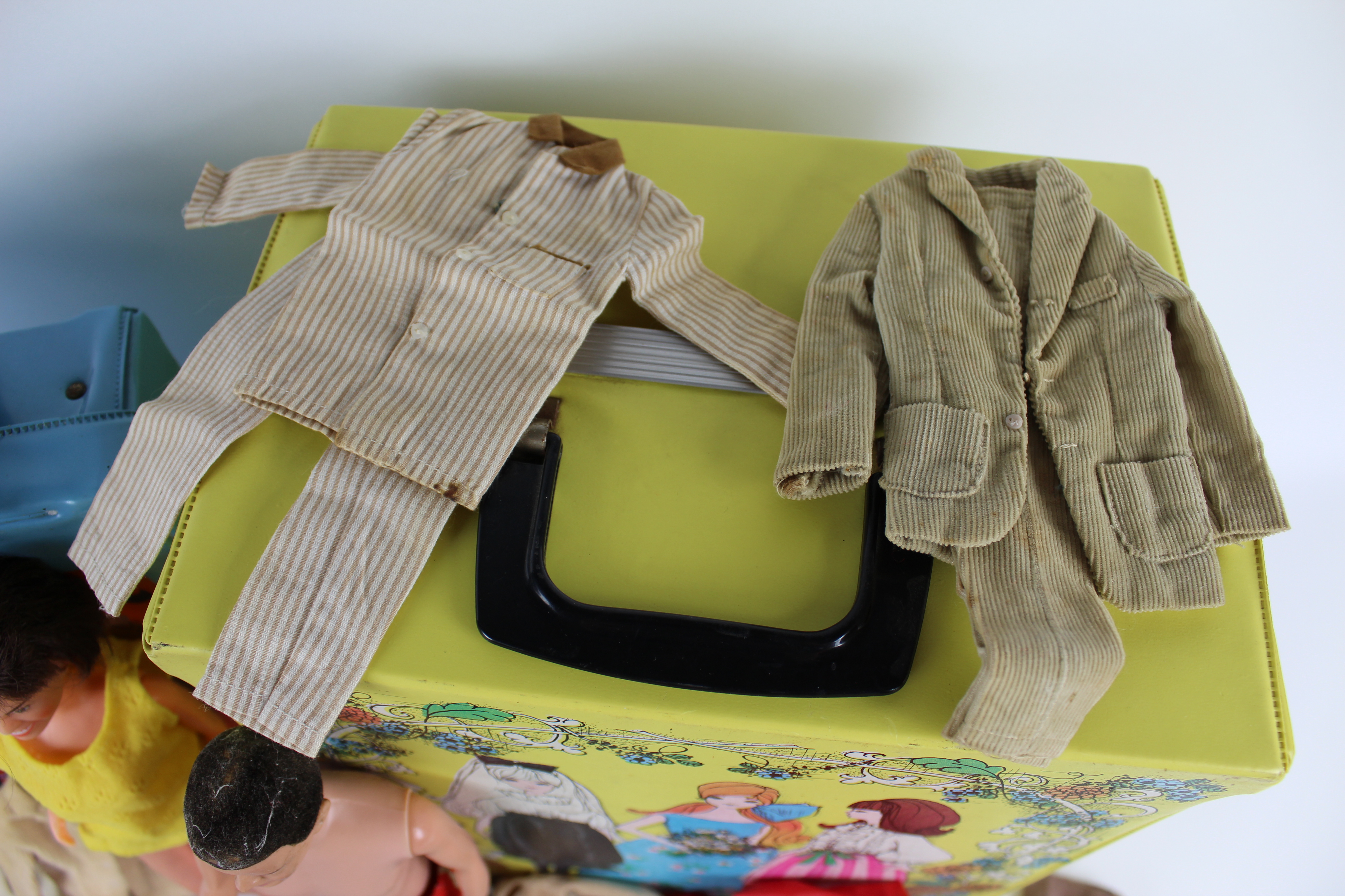 Original Mattel 1960 Ken Doll, Clothes, Doll Case and More