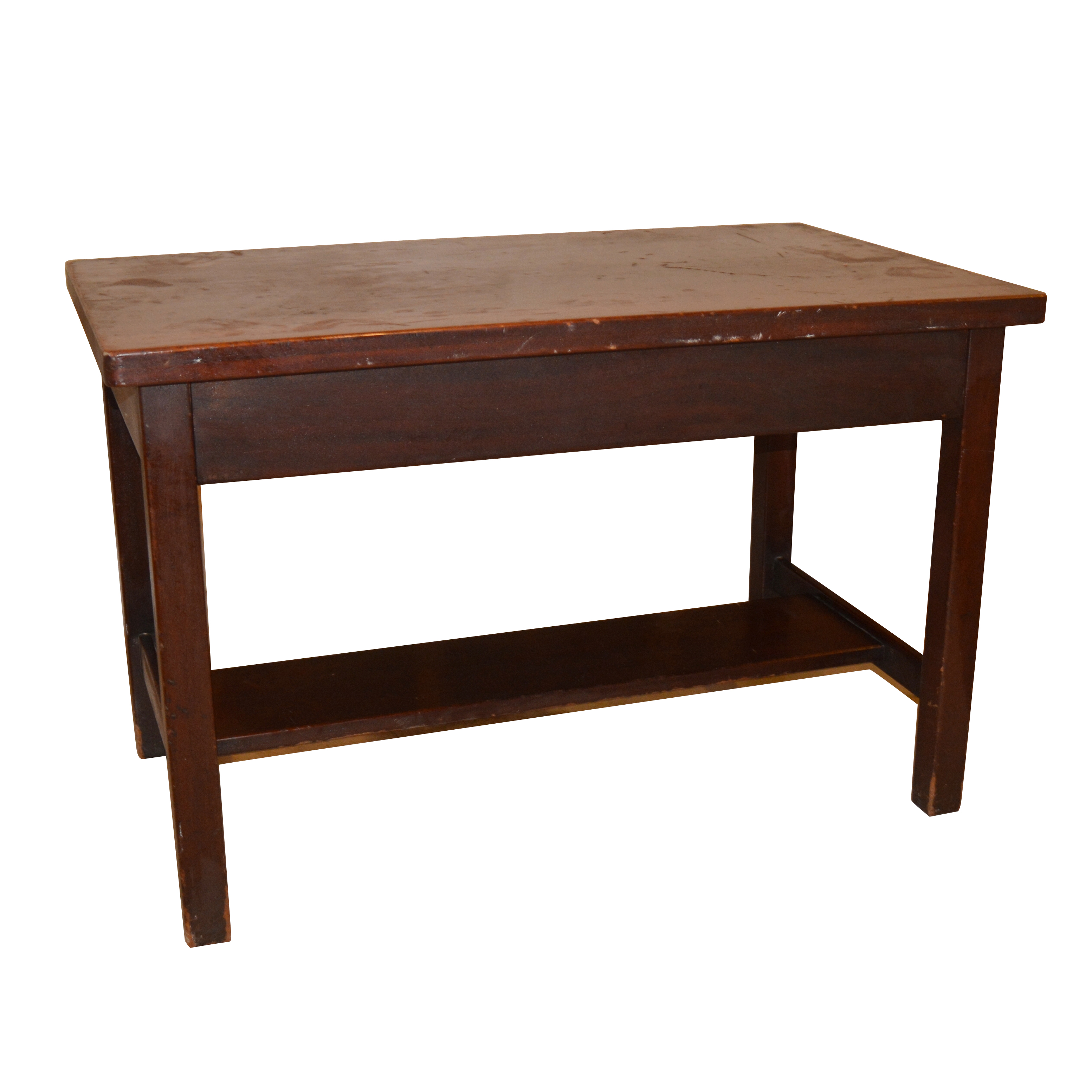 Antique Library Table