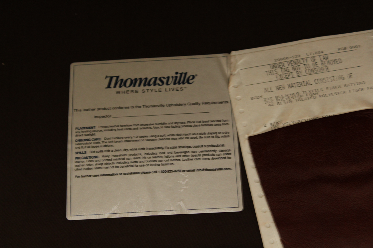 Leather Thomasville Sofa