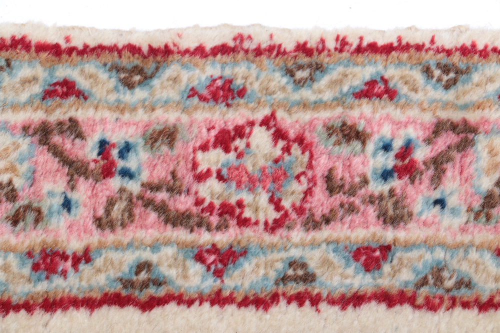 Vintage Hand-Knotted Persian Kerman Accent Rug