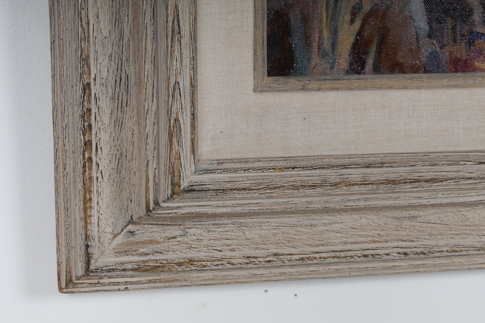 Maxine Johnston  Original Oil Painting "Gambel Quails"