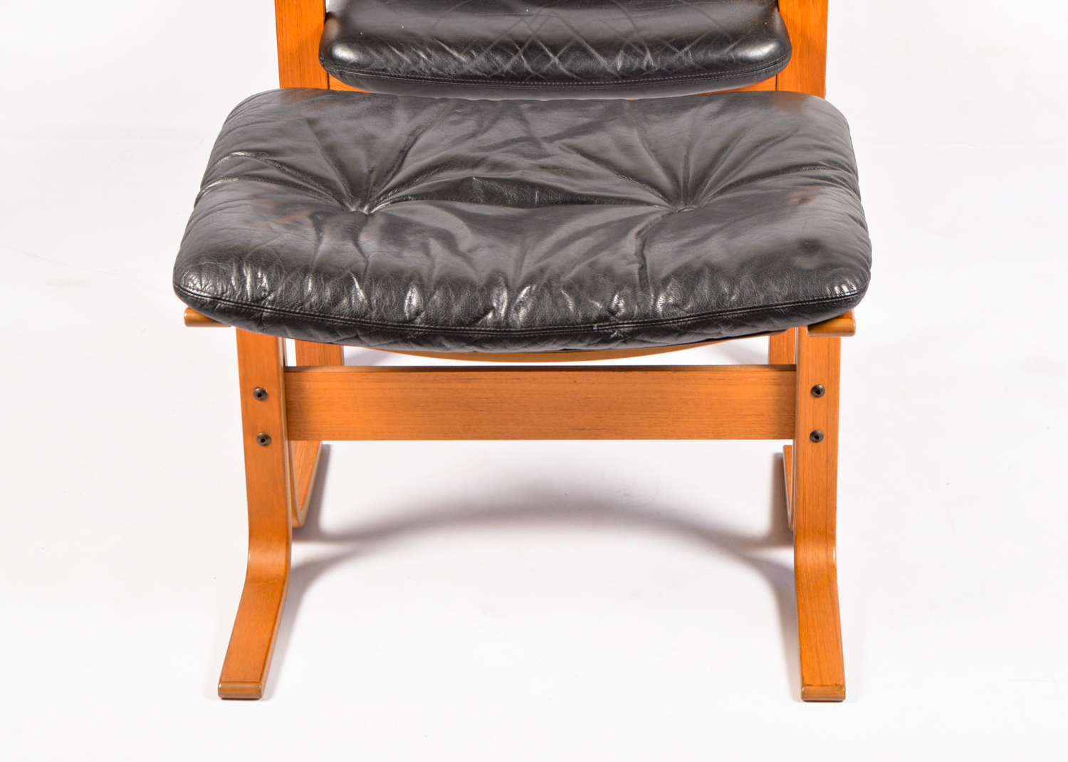 Ekornes Armchair with Westnofa Ottoman