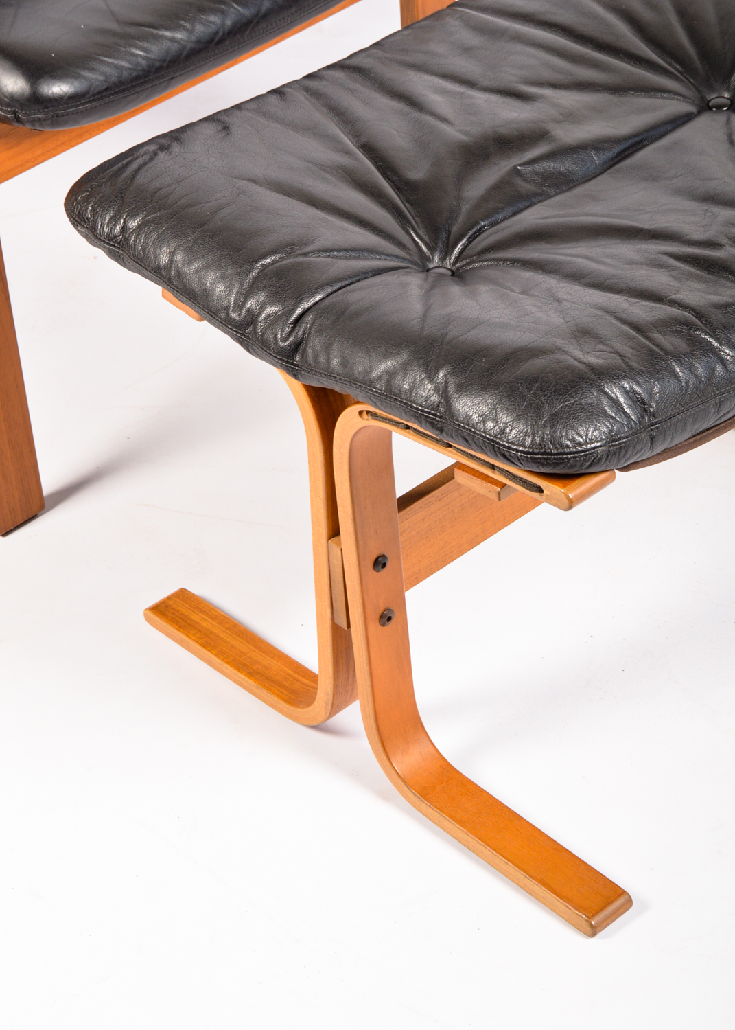 Ekornes Armchair with Westnofa Ottoman