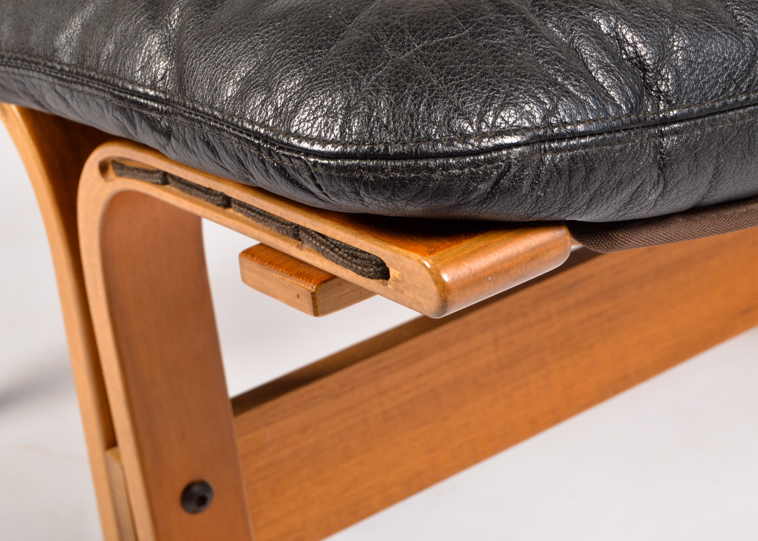 Ekornes Armchair with Westnofa Ottoman