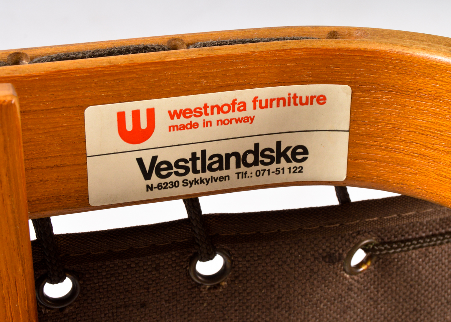 Ekornes Armchair with Westnofa Ottoman