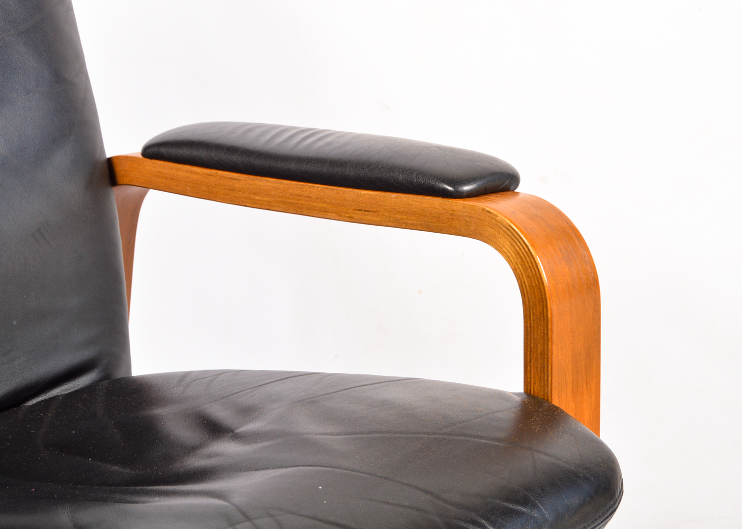 Ekornes Armchair with Westnofa Ottoman