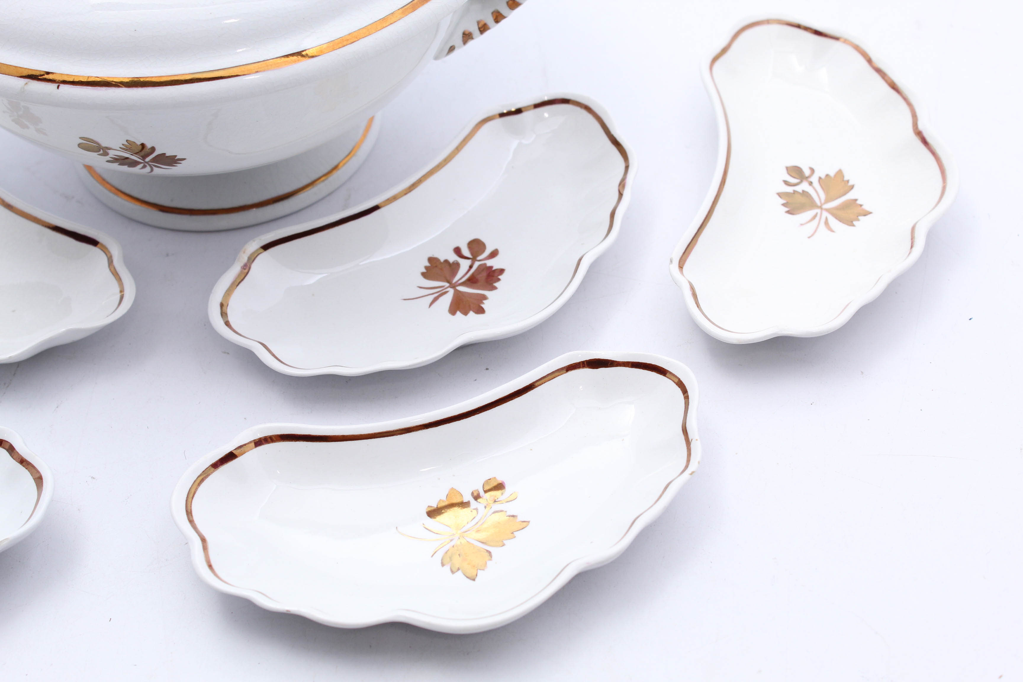 Antique Tea Leaf Ironstone China