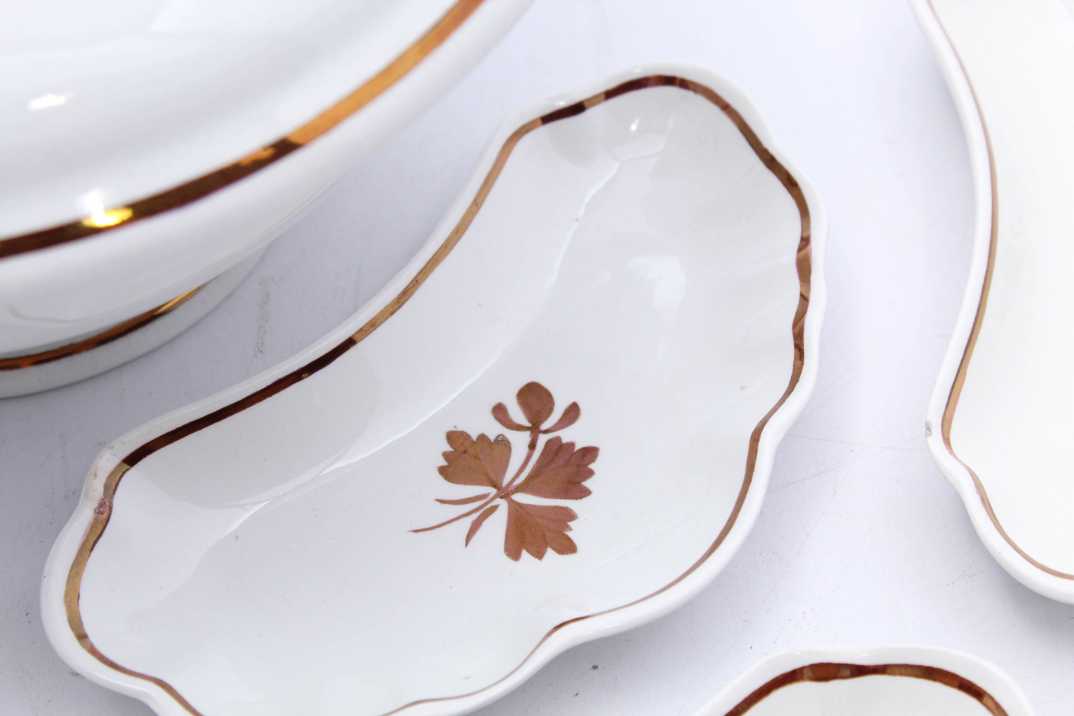 Antique Tea Leaf Ironstone China