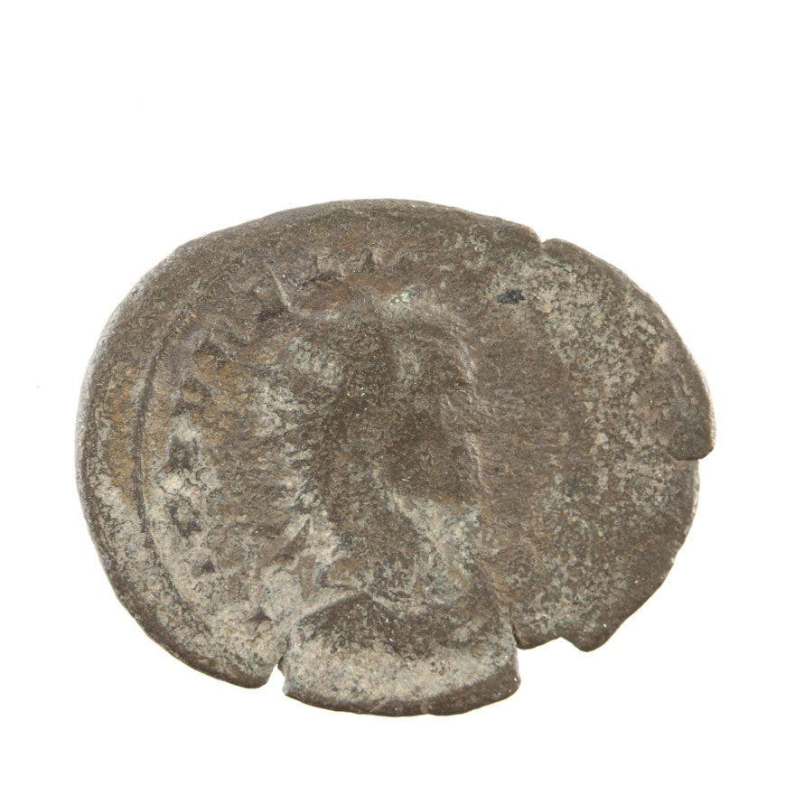 Ancient Roman Empire Bronze Coin Circa 27 B.C - 423 A.D.