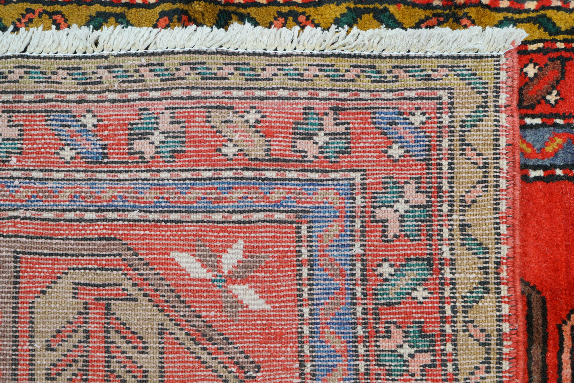 Hand-Knotted Caucasian Talish Lenkoran Wool Carpet Runner