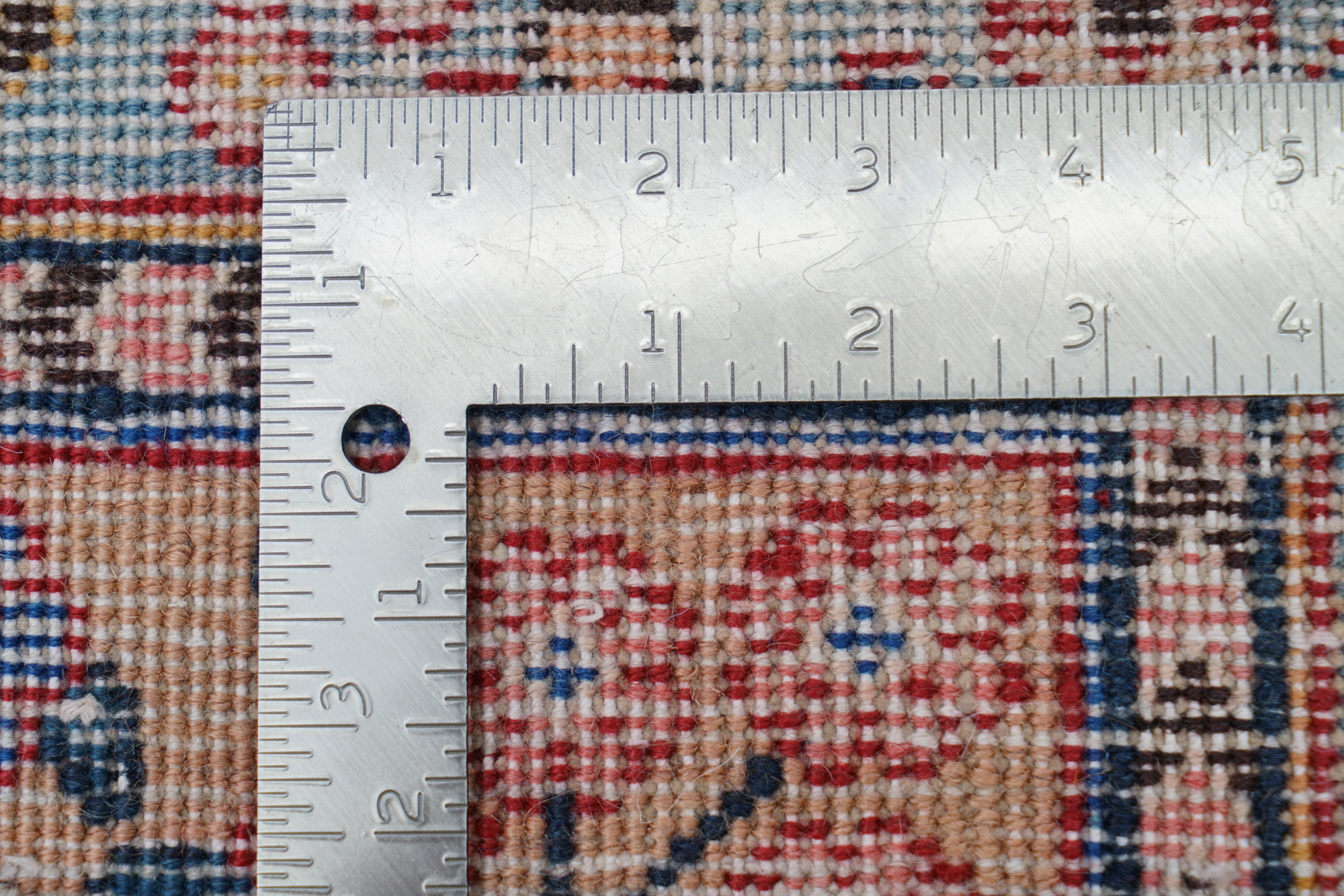 Hand-Knotted Persian Tabriz Wool Area Rug