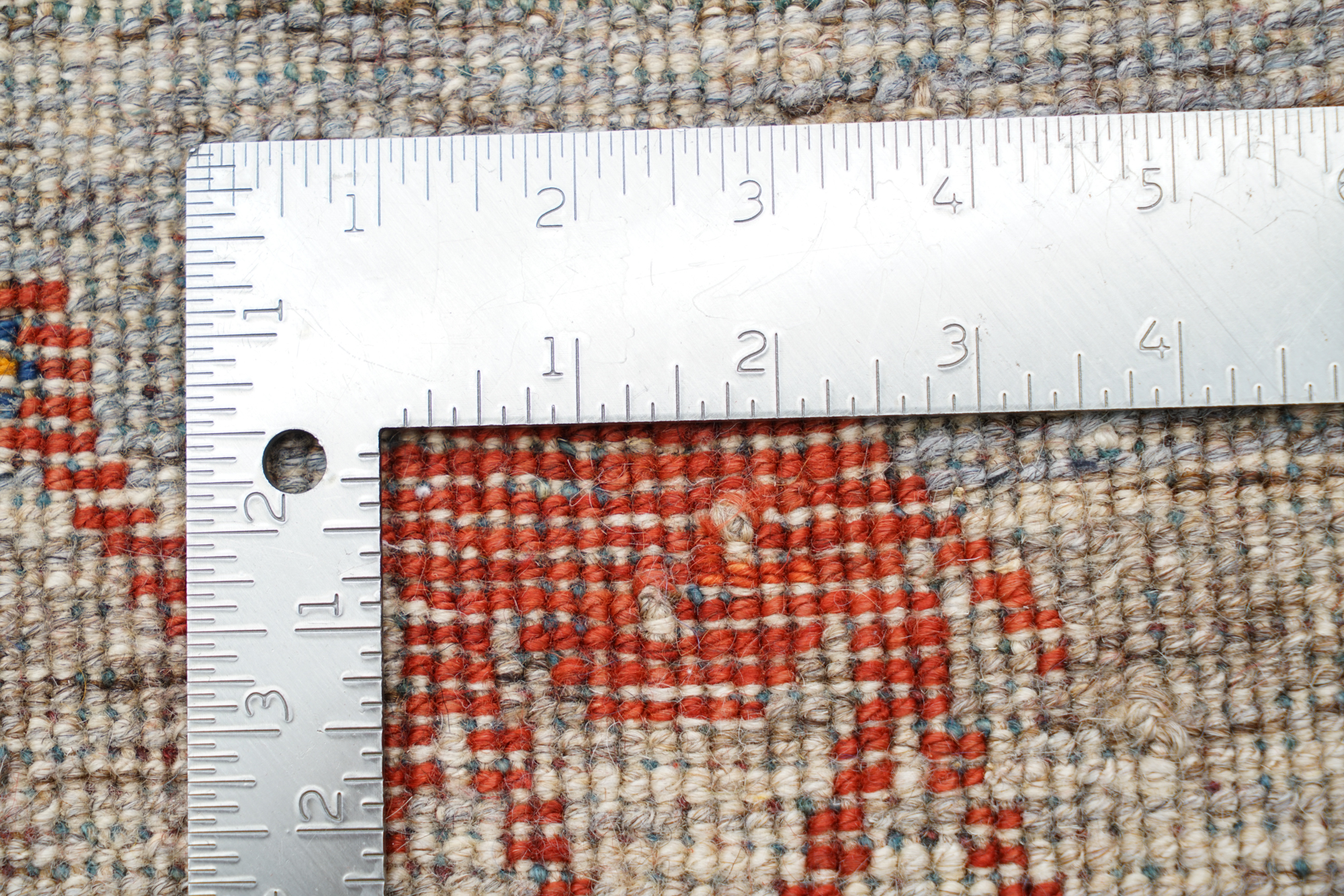 Hand-Knotted Persian Gabbeh Pictorial Wool Accent Rug