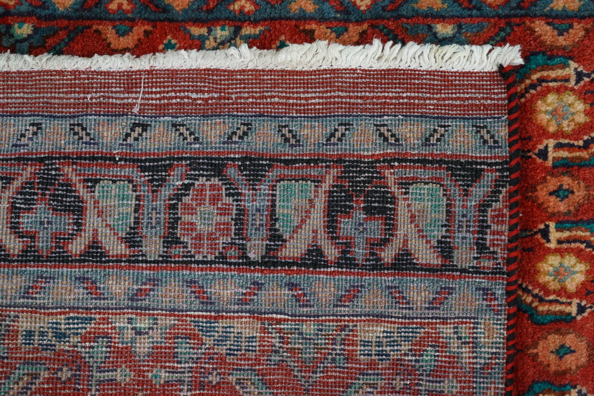 Hand-Knotted Persian Wool Carpet Runner
