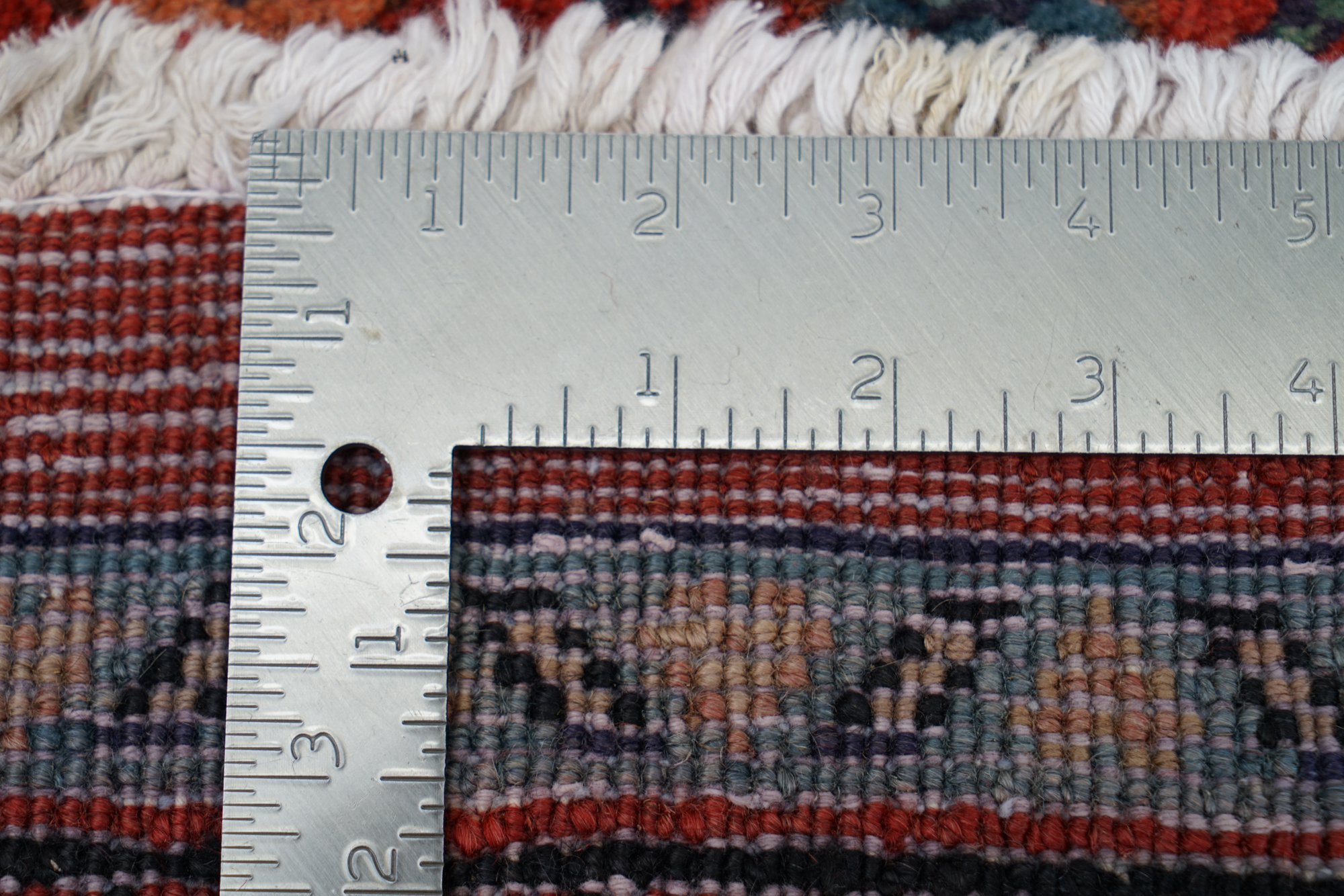 Hand-Knotted Persian Wool Carpet Runner