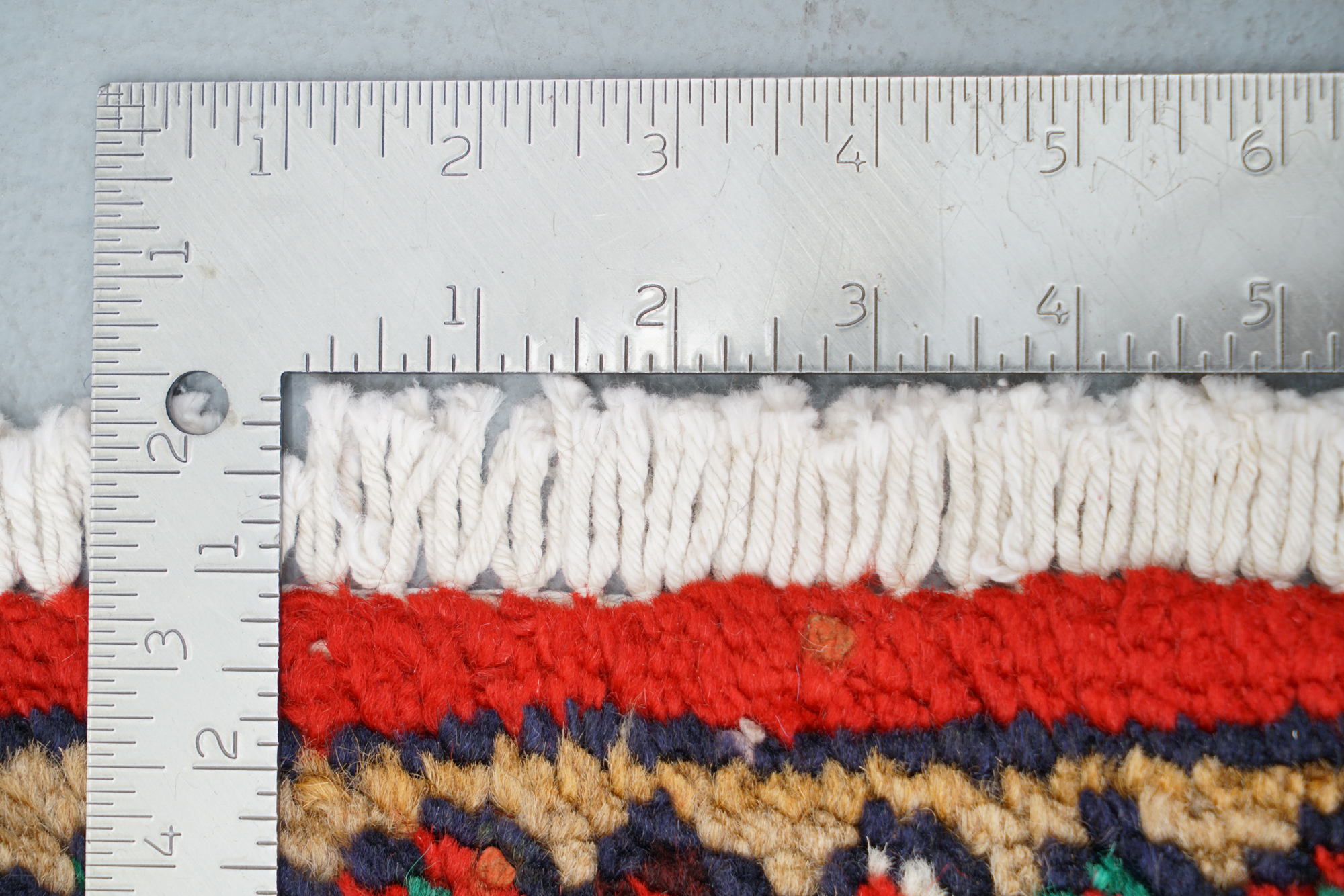 Hand-Knotted Persian Hamadan Wool Area Rug