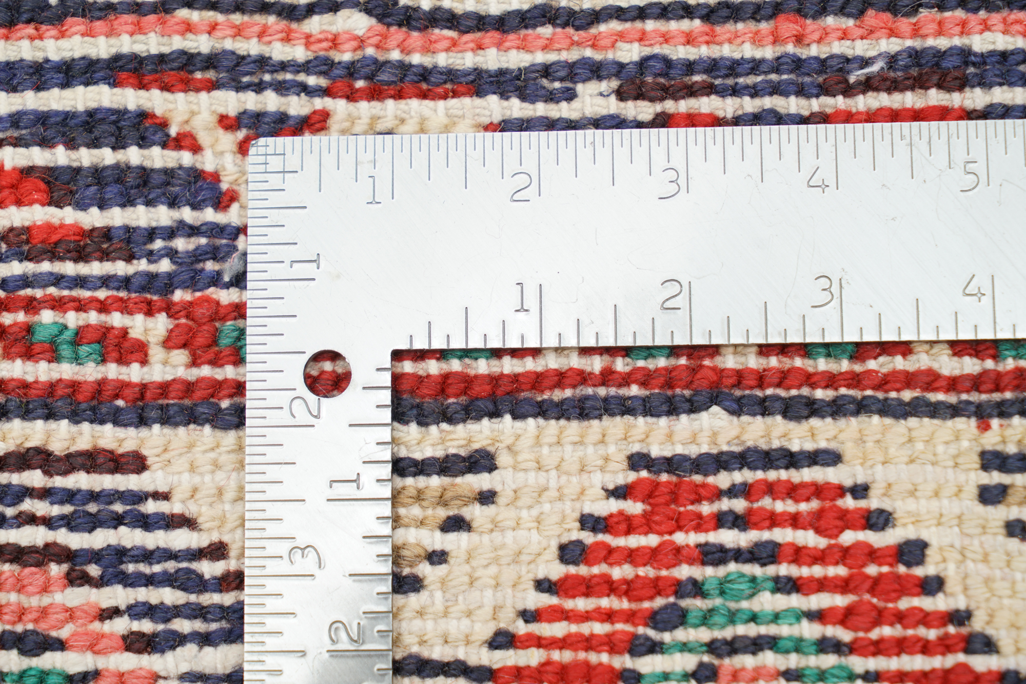 Hand-Knotted Persian Hamadan Wool Area Rug