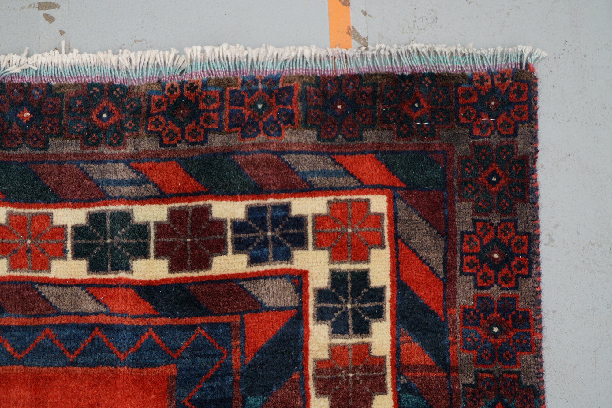 Hand-Knotted Caucasian Wool Area Rug