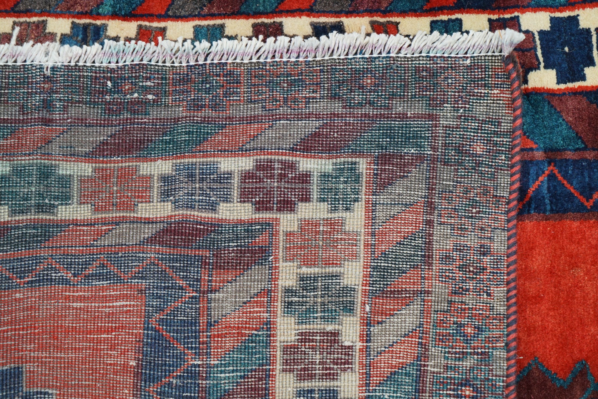 Hand-Knotted Caucasian Wool Area Rug