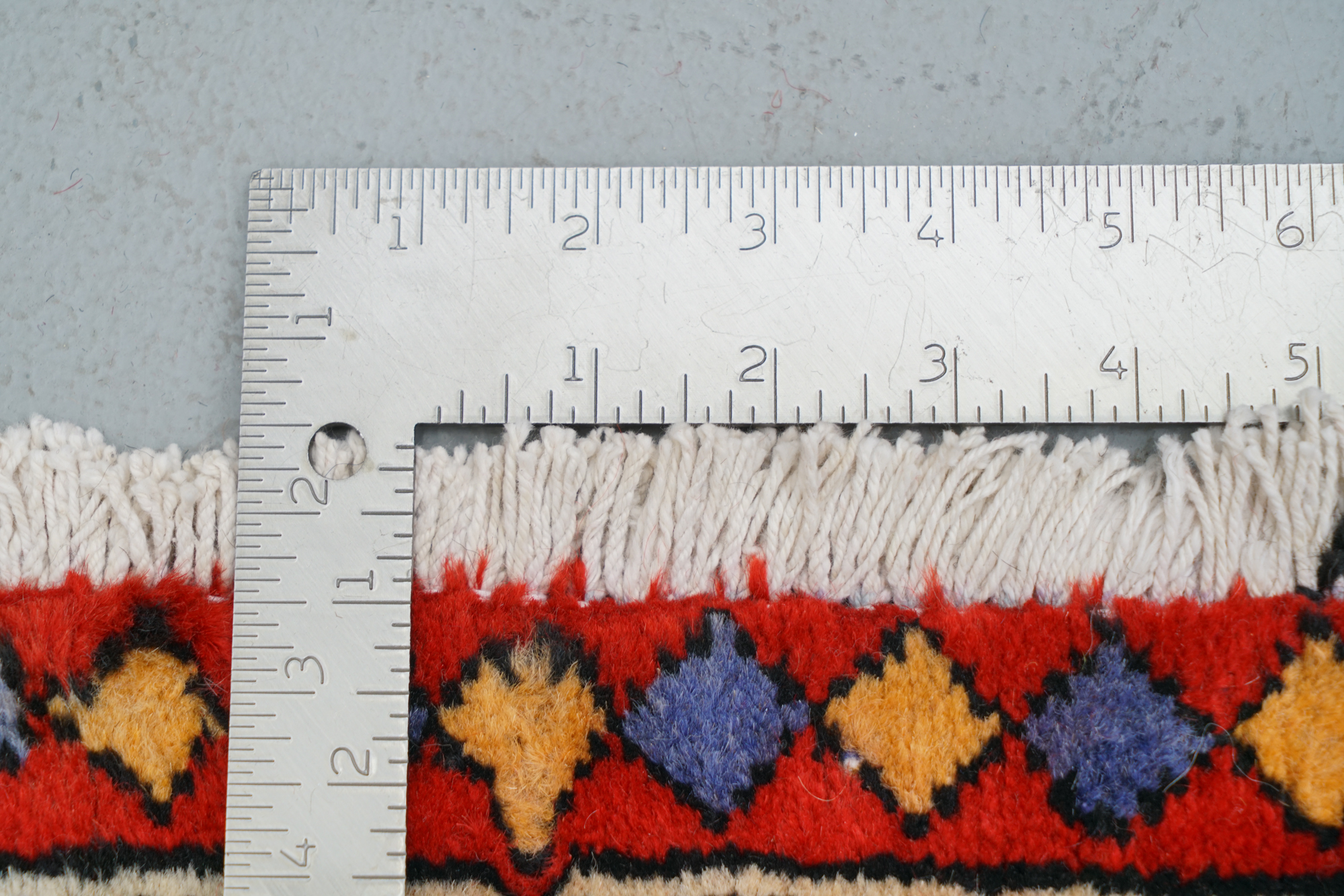 Hand-Knotted Inscribed Garden Panel Wool Area Rug