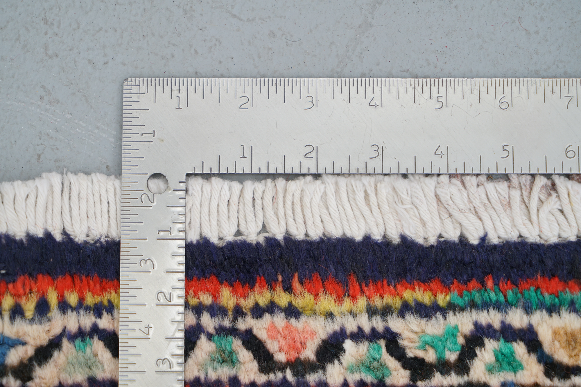 Hand-Knotted Persian Hamadan Wool Area Rug