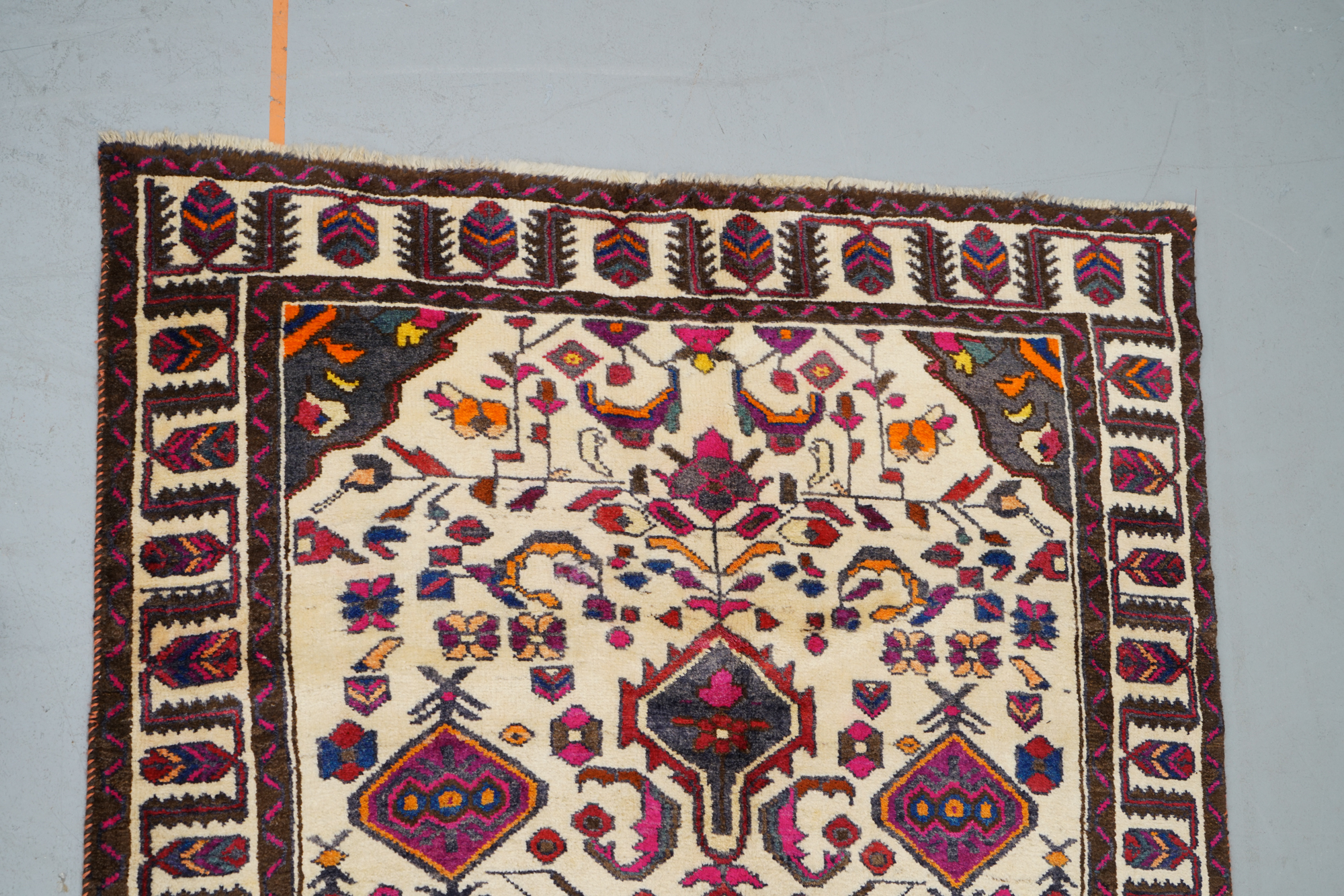 Hand-Knotted Caucasian Wool Area Rug