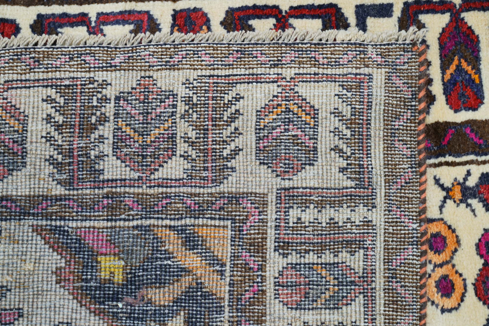 Hand-Knotted Caucasian Wool Area Rug