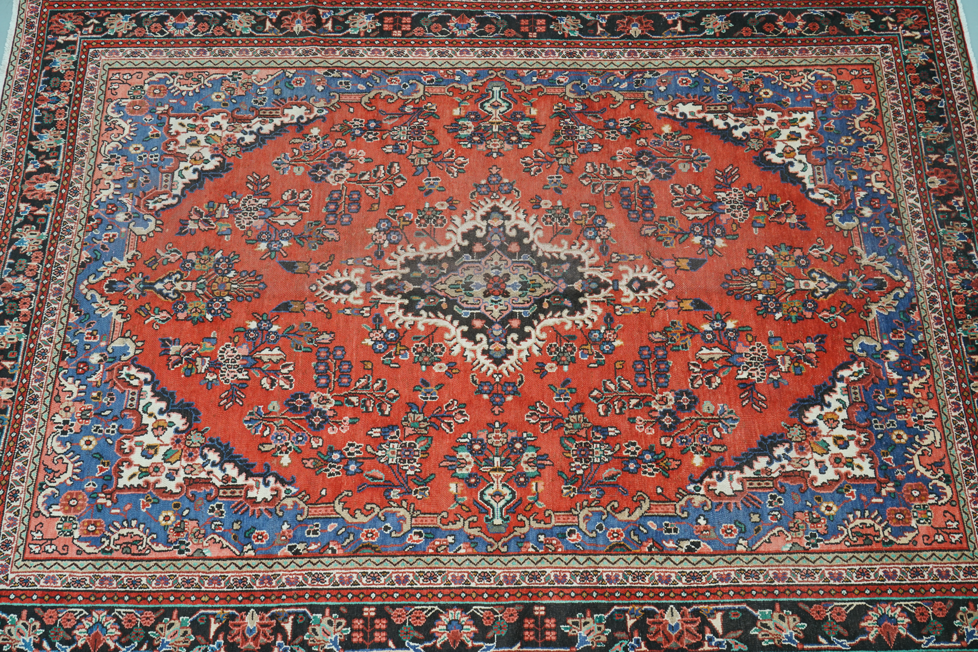 Hand-Knotted Persian Malayer Wool Room Sized Rug