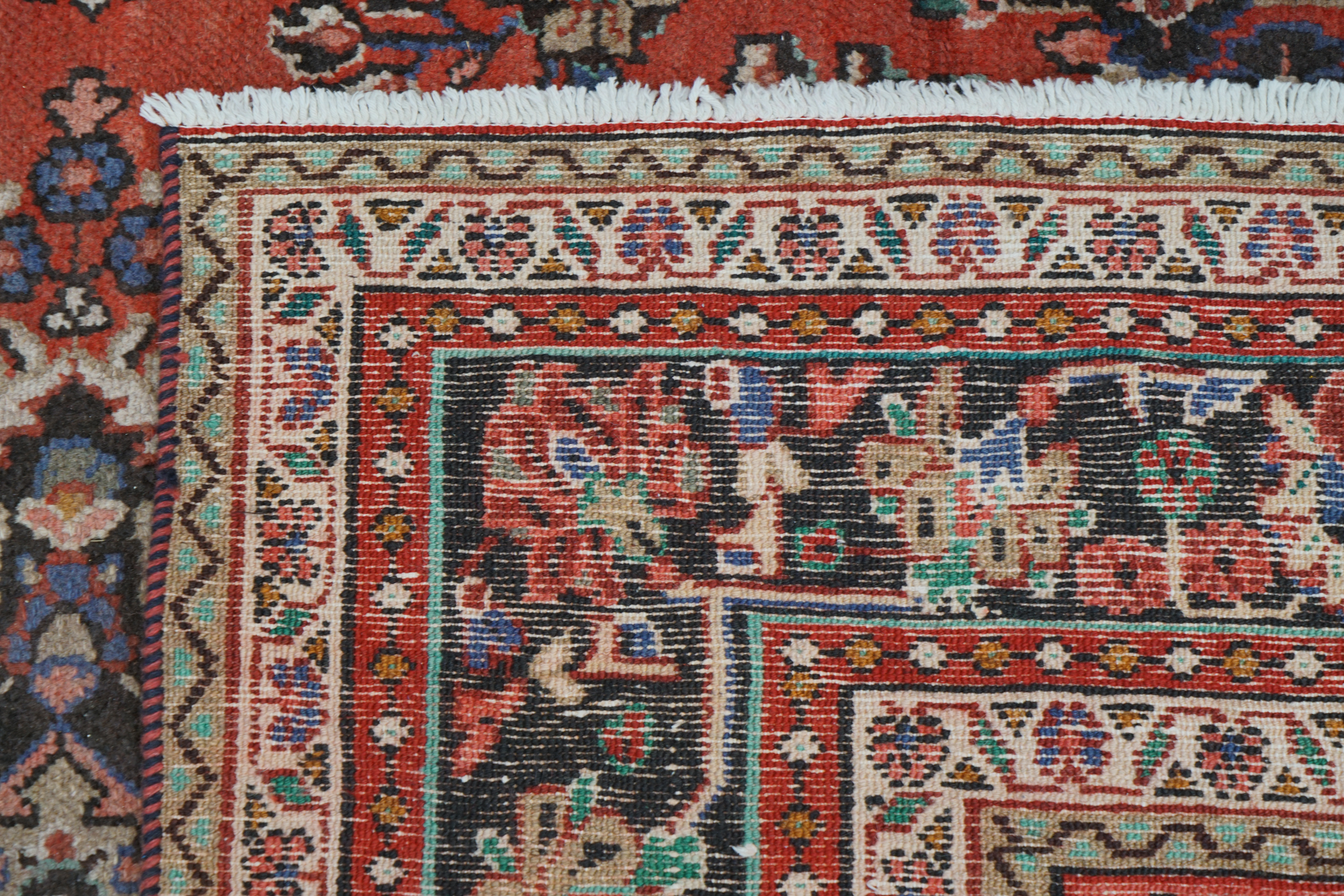 Hand-Knotted Persian Malayer Wool Room Sized Rug