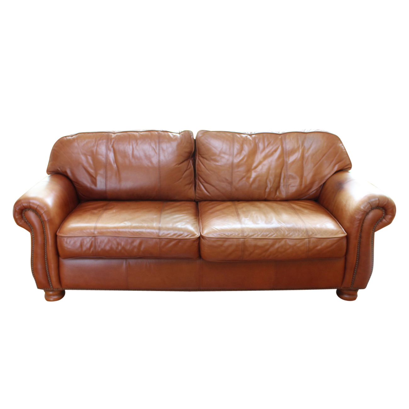 Thomasville Leather Sofa