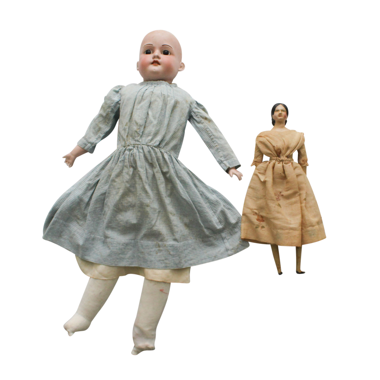 Antique Dolls Including Armand Marseille Bisque and Greiner Style Doll