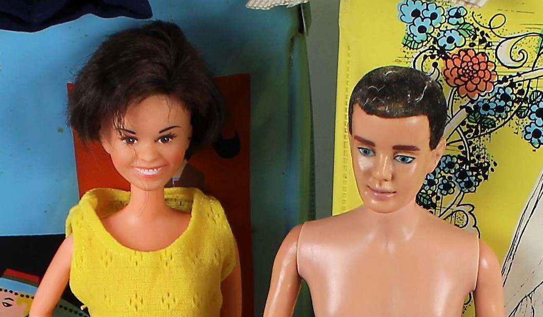 Original Mattel 1960 Ken Doll, Clothes, Doll Case and More