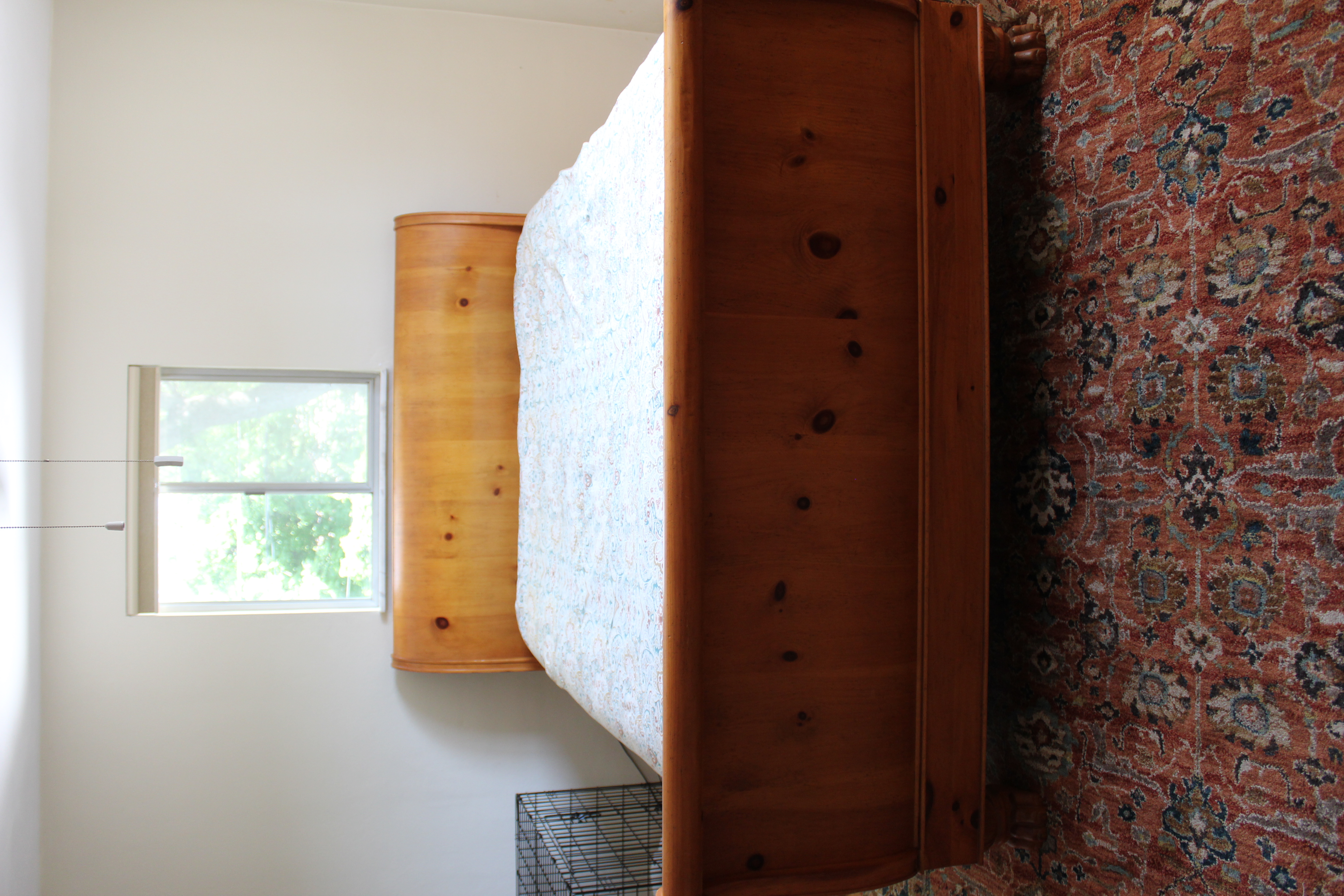 Baker Milling Road Pine Queen Sleigh Bed