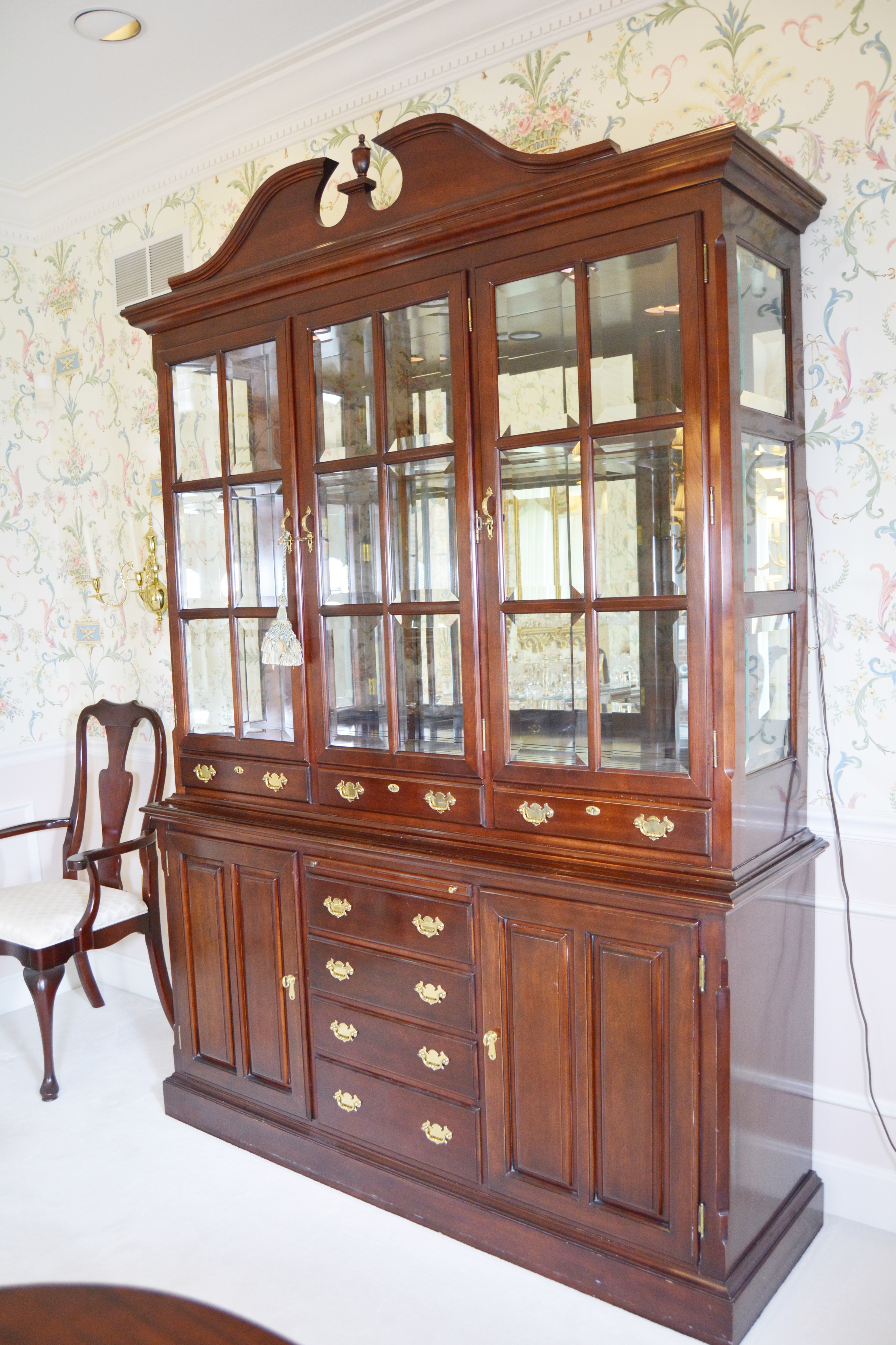 Chippendale Style China Cabinet by Pennsylvania Classics, Inc.