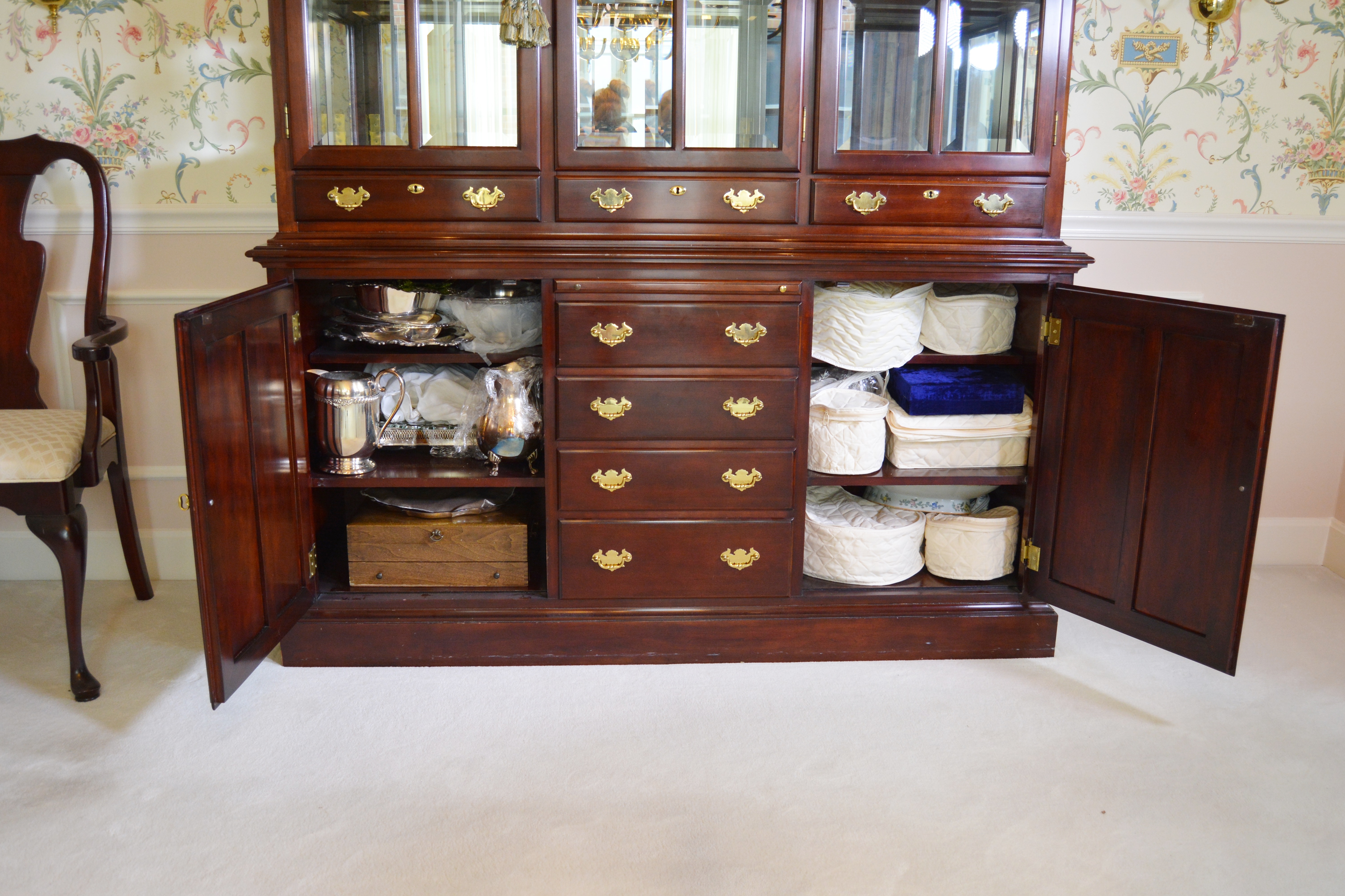 Chippendale Style China Cabinet by Pennsylvania Classics, Inc.