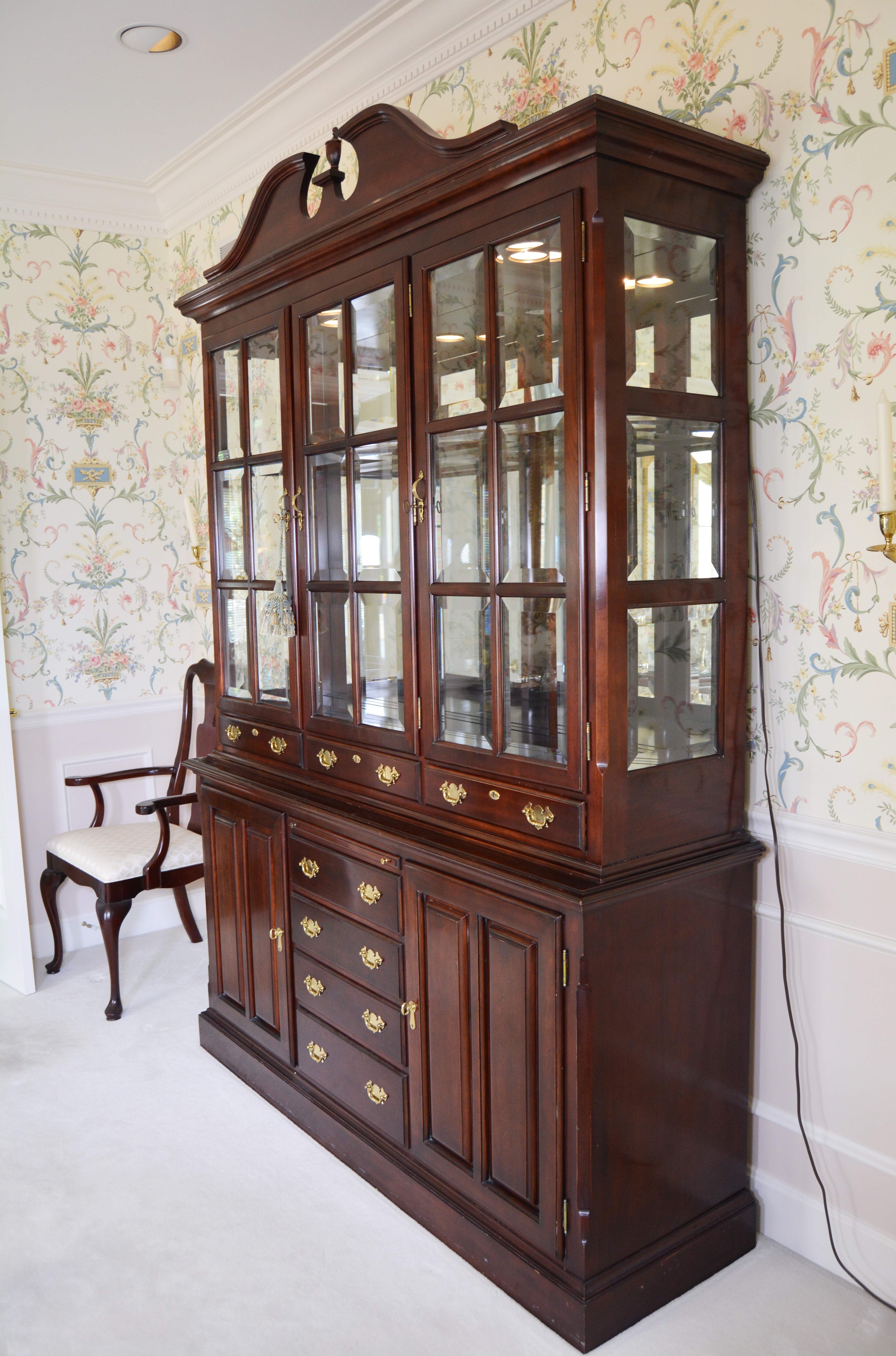 Chippendale Style China Cabinet by Pennsylvania Classics, Inc.