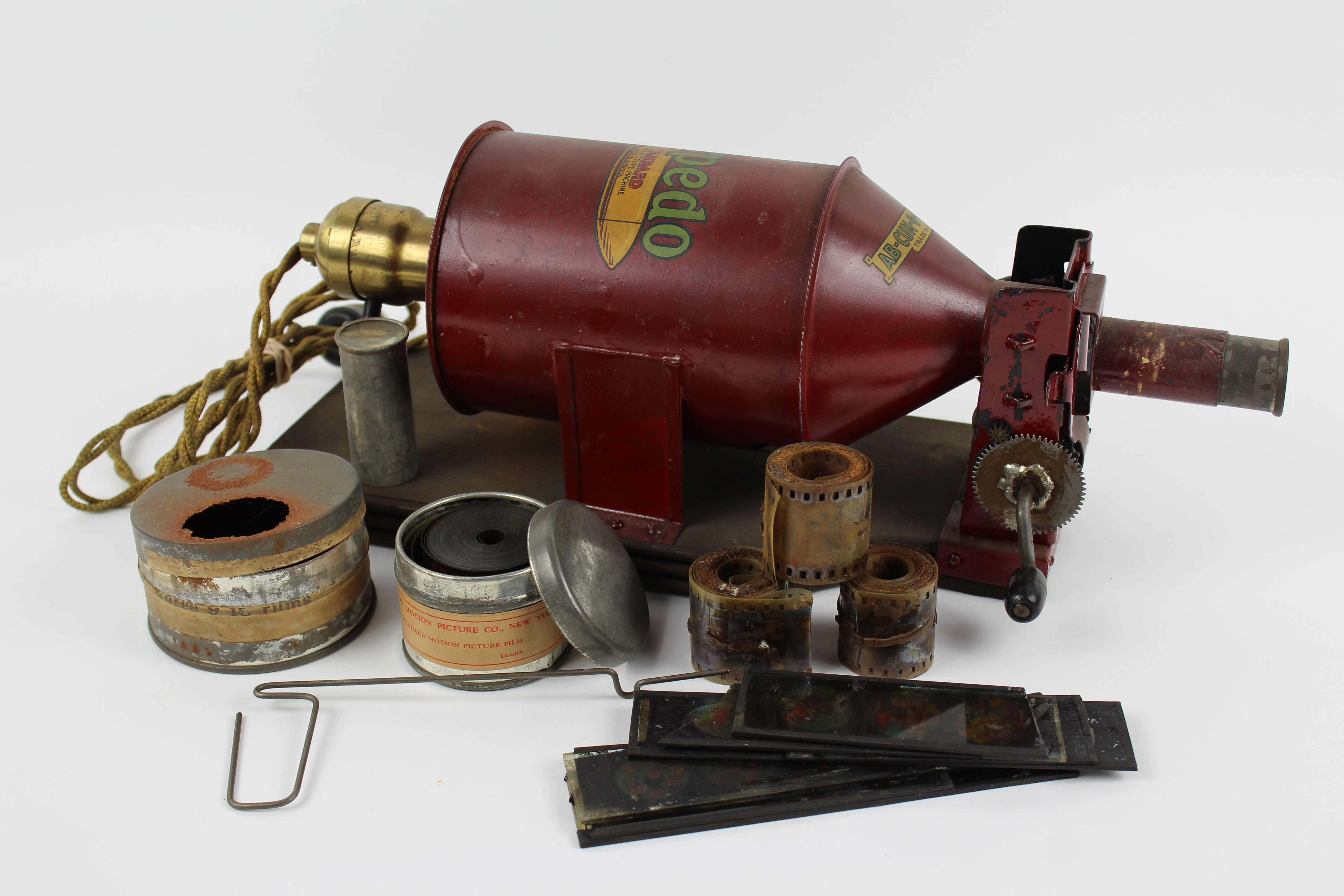 Antique "Torpedo Moving Picture Machine" Circa Early 1900s