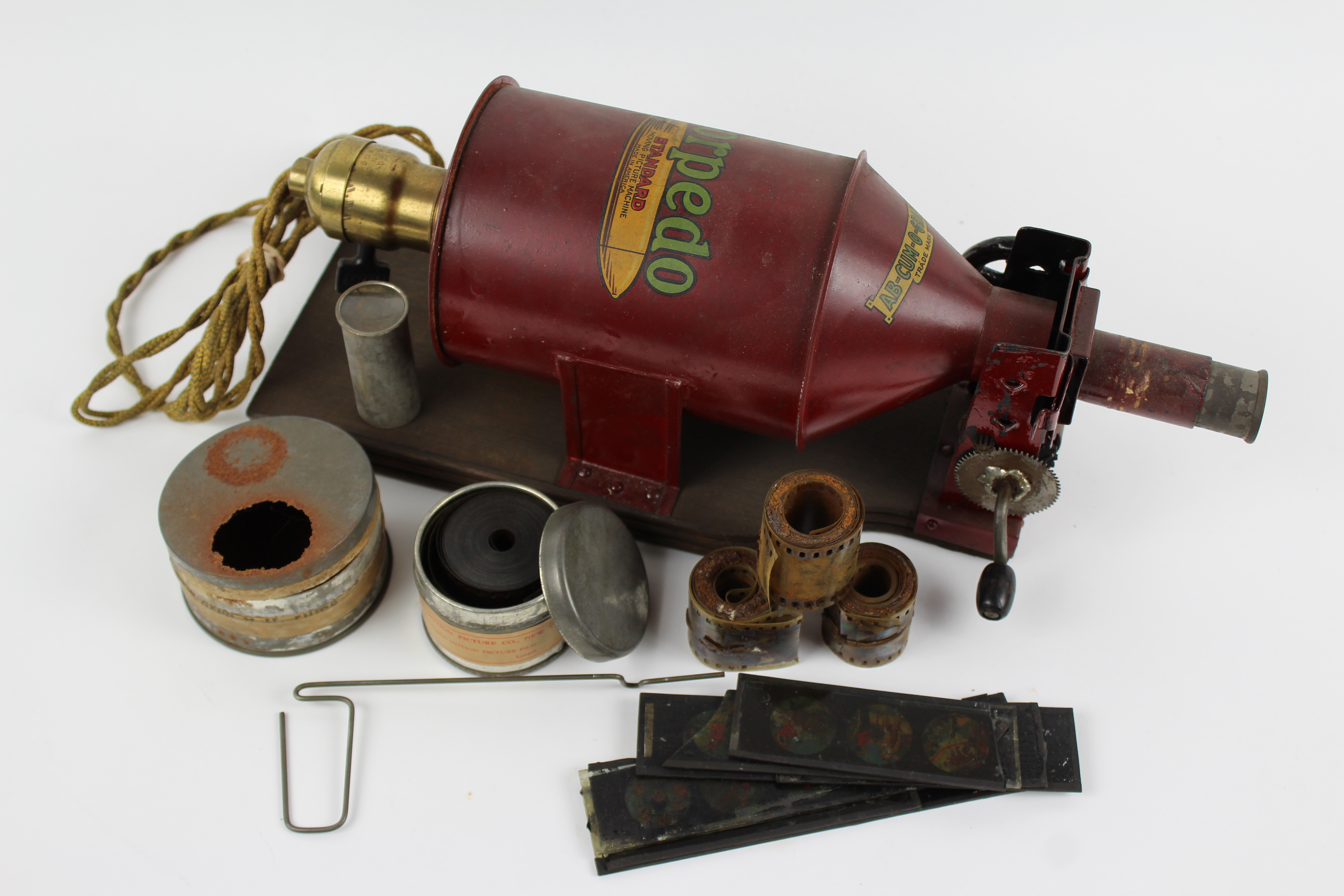Antique "Torpedo Moving Picture Machine" Circa Early 1900s