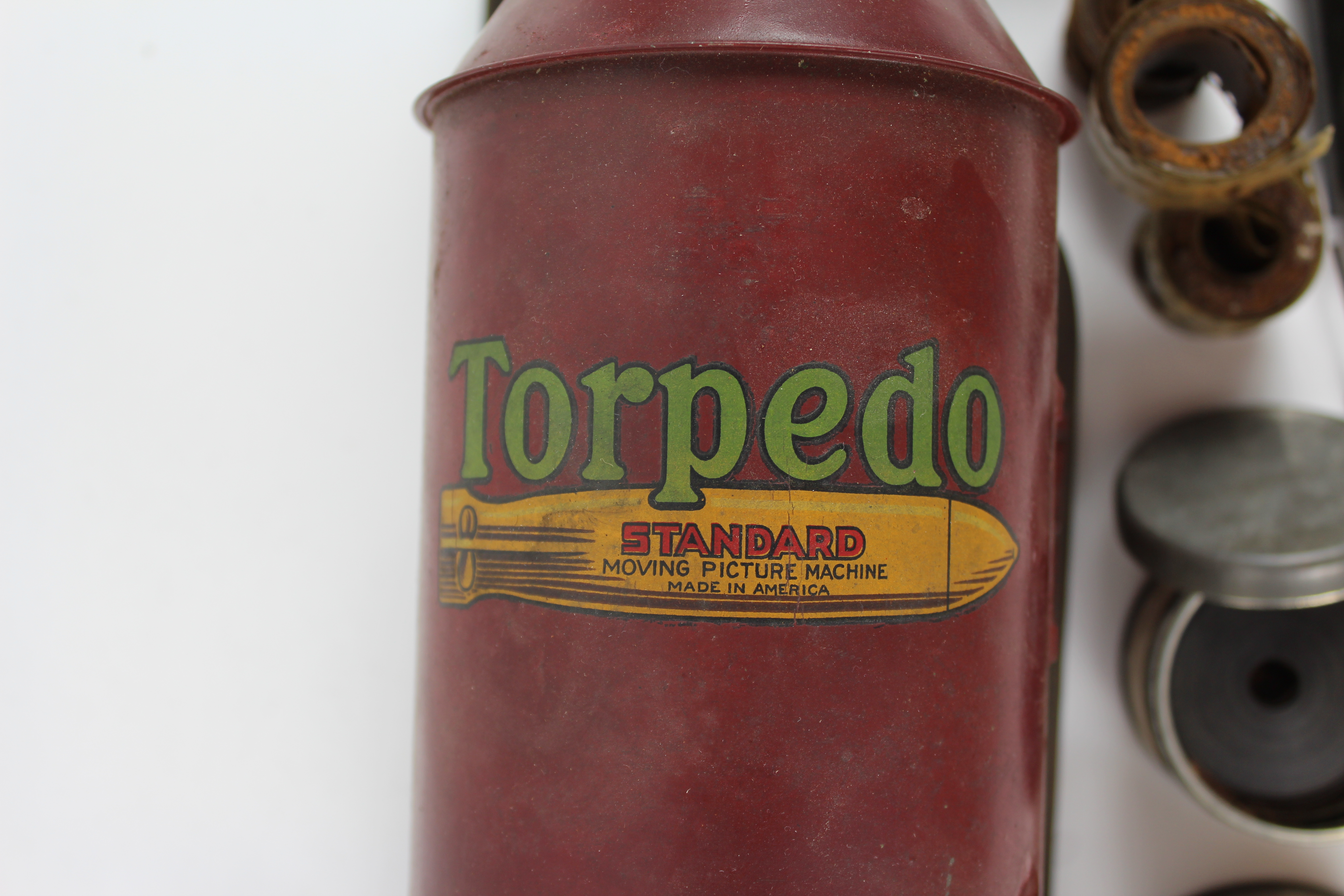Antique "Torpedo Moving Picture Machine" Circa Early 1900s